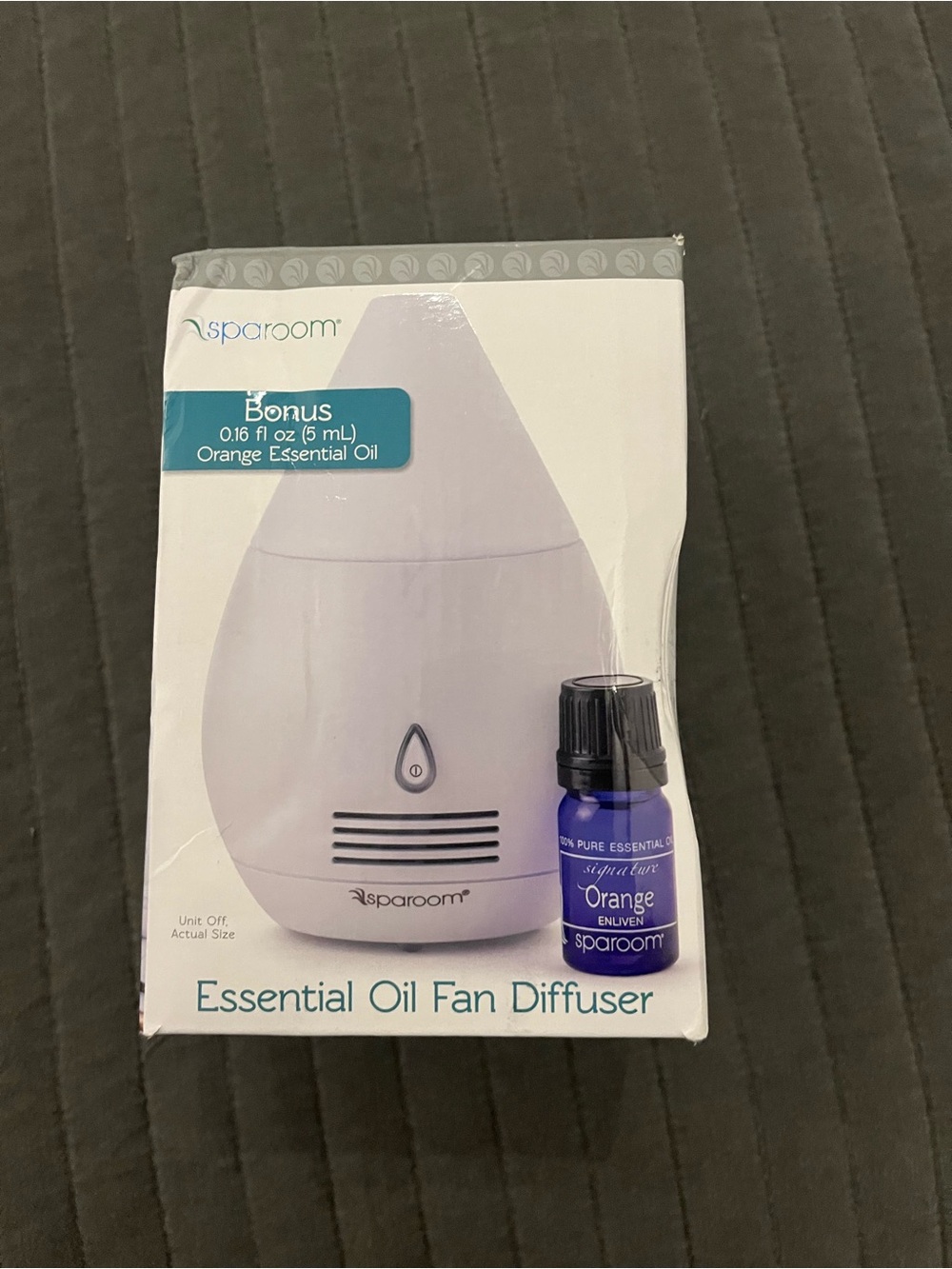 SpaRoom Essential Oil Fan Diffuser – New in Box 🌿✨